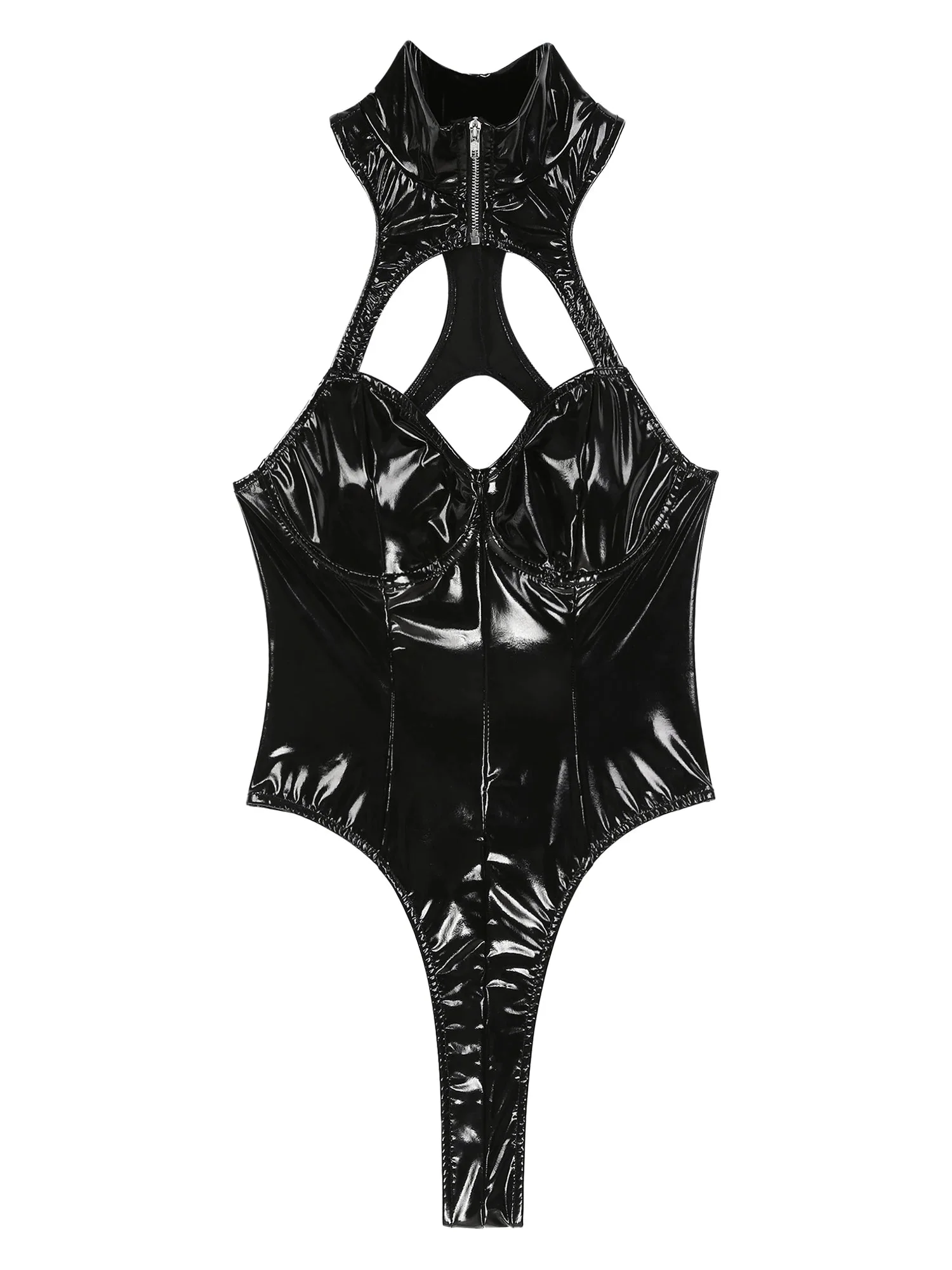 Body de látex con cuello alto - Image 5